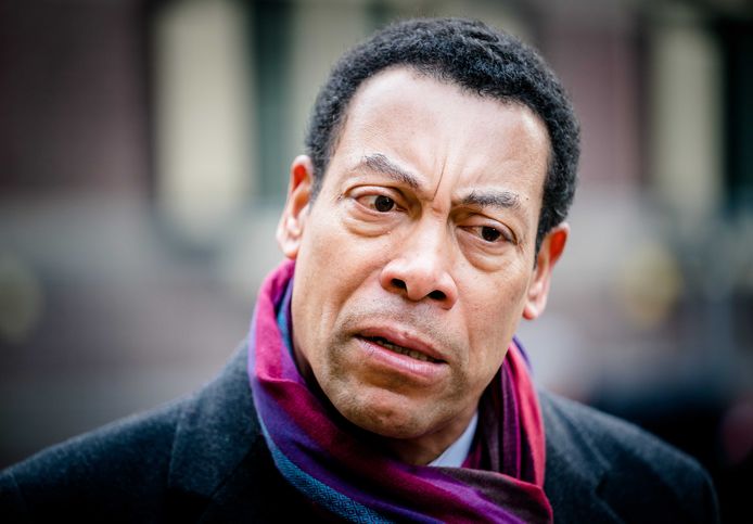 Franc Weerwind, minister voor Rechtsbescherming, op het Binnenhof.