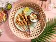 Wat Eten We Vandaag: Kipsaté in romige tandoori marinade