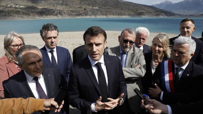 Macron lanceert nieuw waterbeleid om tekorten aan te pakken: “Plan van watersoberheid”