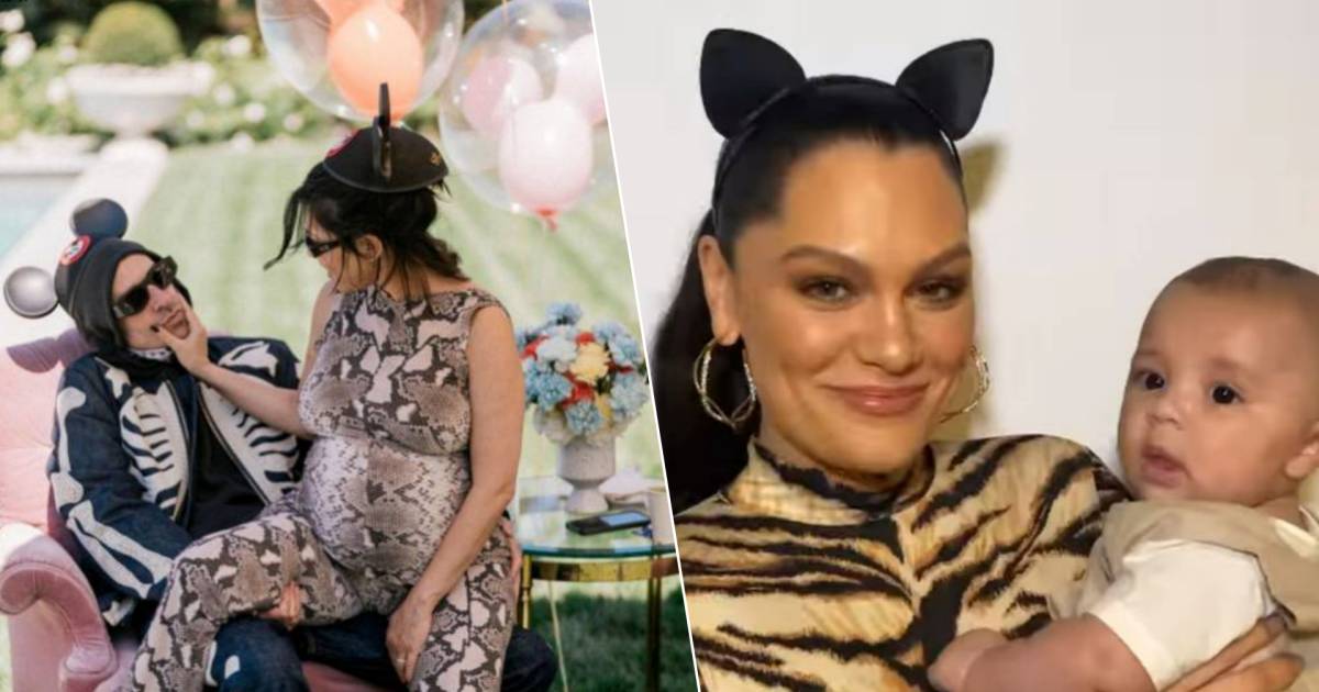 Celebrities 24/7.  Kourtney Kardashian and Travis Barker share photos from their baby shower and Jessie J shows off their son Sky |  celebrities