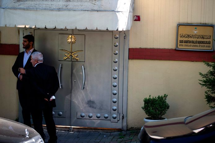 Het Saoedische consulaat in Istanboel. Vond Jamal Khashoggi hier de dood?