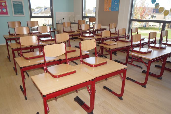 Online geplaatst en betaald. Een schoolklas van een nieuwbouwschool in Bunschoten.