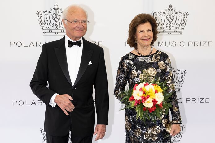 Il re Carlo XVI Gustavo e la regina Silvia.