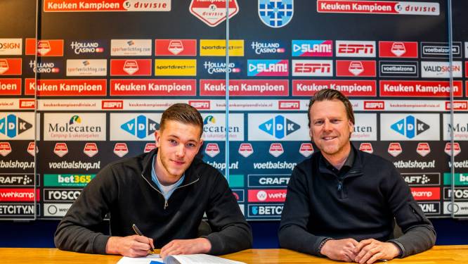 Damian van der Haar krijgt eerste profcontract bij PEC Zwolle