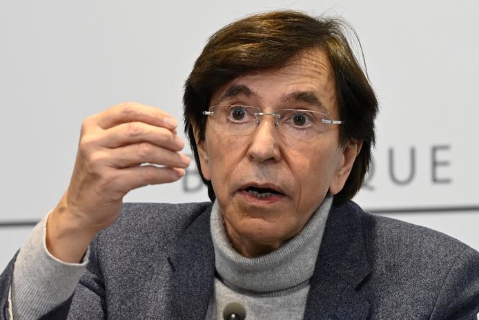 Le ministre président wallon Elio Di Rupo lors du Codeco de ce vendredi.