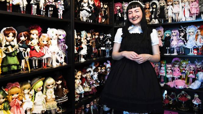Welkom in de wereld van fantasy en anime: Glenda heeft een grote verzameling poppen