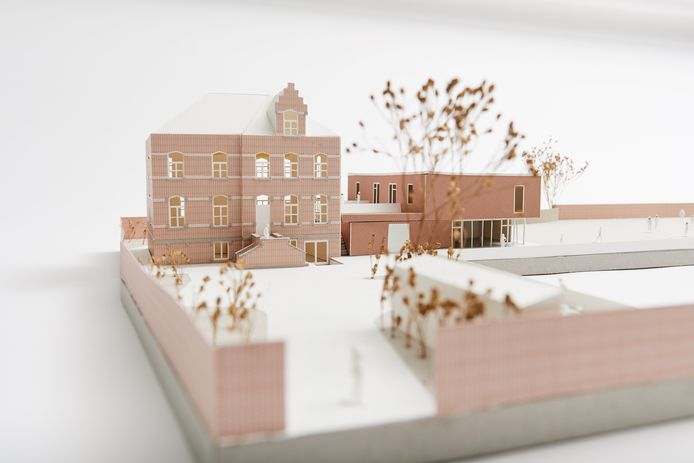 Een simulatie van de verbouwingen aan de pastorij in Vlezenbeek waar de KLJ-lokalen ingericht worden.
