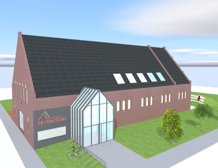 Het ontwerp ‘Keirkestikkel’ van de OLV-kerk in Nijlen.