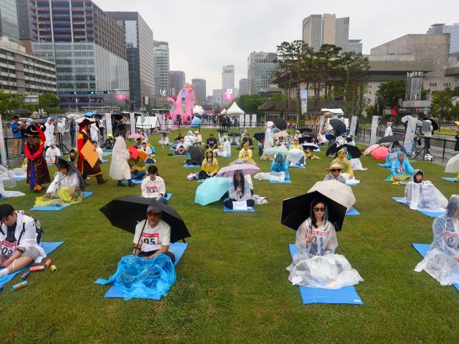 Even helemaal niets doen: 8e jaarlijkse ‘space-out’ competitie vindt plaats in Seoul