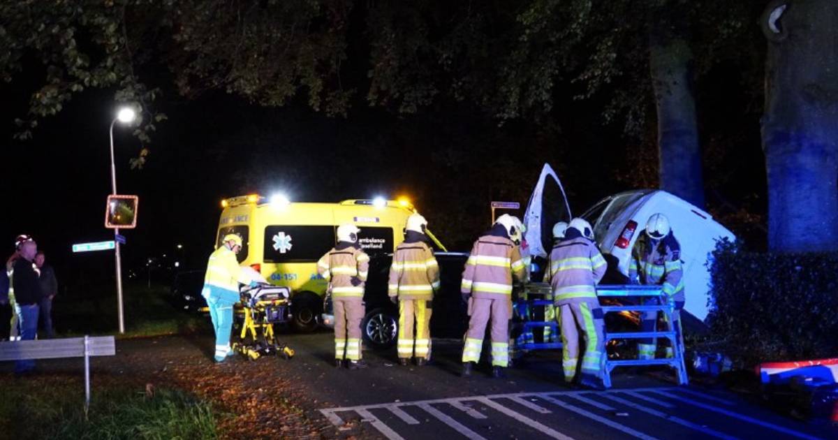 Gewonde bij aanrijding in buitengebied Bruchterveld.