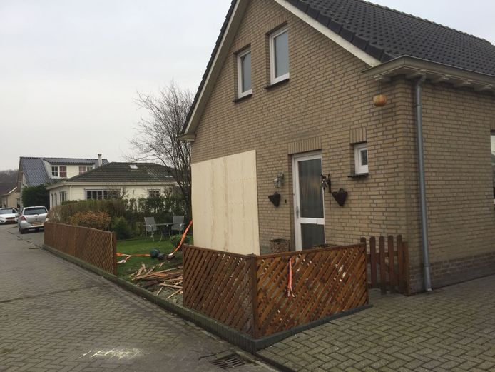 De woning in Wernhout.