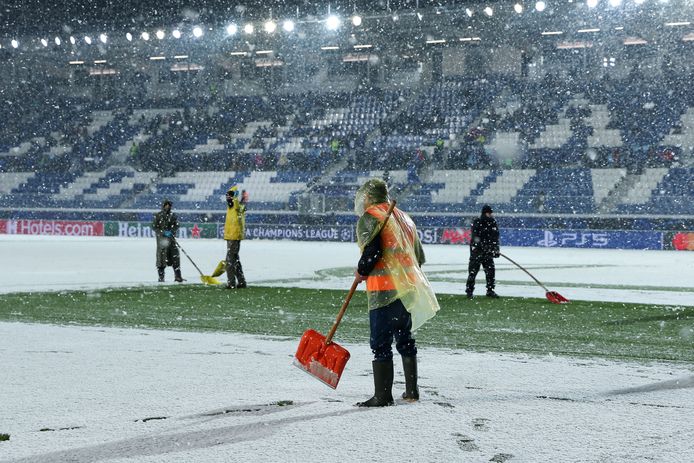 Les conditions climatiques ont eu raison du duel Atalanta-Villarreal.