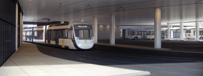 Zo moet de tram er gaan uitzien.
