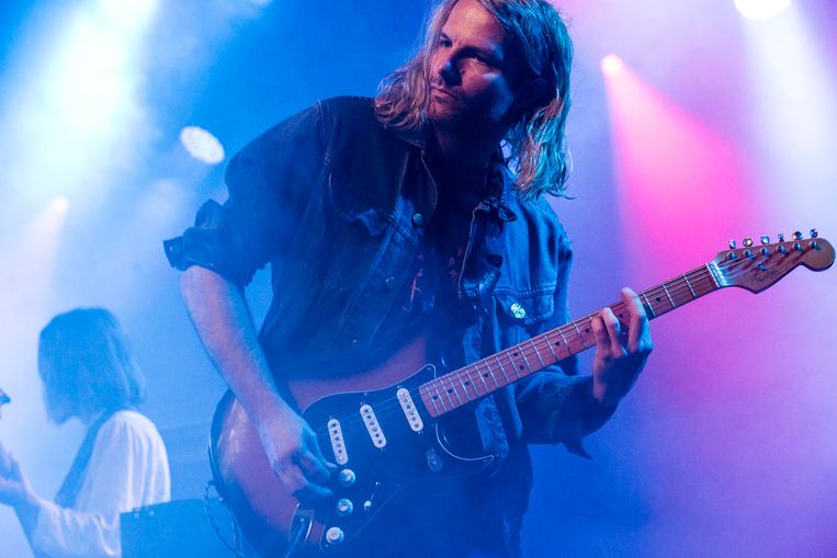 Ariel Pink tijdens een optreden een paar jaar geleden. Beeld Koen Keppens