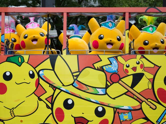 Pikachu verovert de straten van Yokohama in jaarlijkse parade