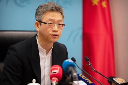 Wang Lutong, de verantwoordelijke voor de Europese zaken van de Chinese diplomatieke dienst.