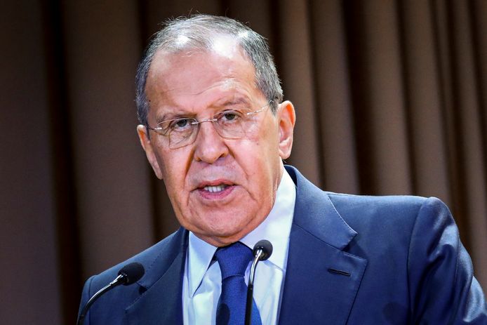 Sergey Lavrov, minister van Buitenlandse Zaken van Rusland.