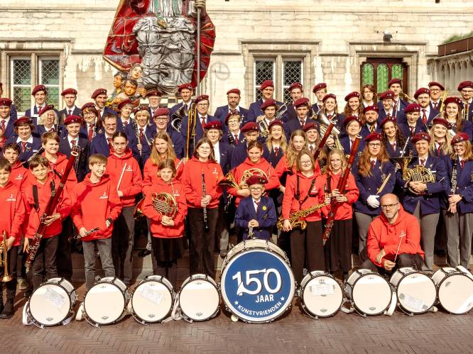 Harmonie De Kunstvrienden bestaat 150 jaar: “Vandaag tellen we een 100-tal spelende leden”