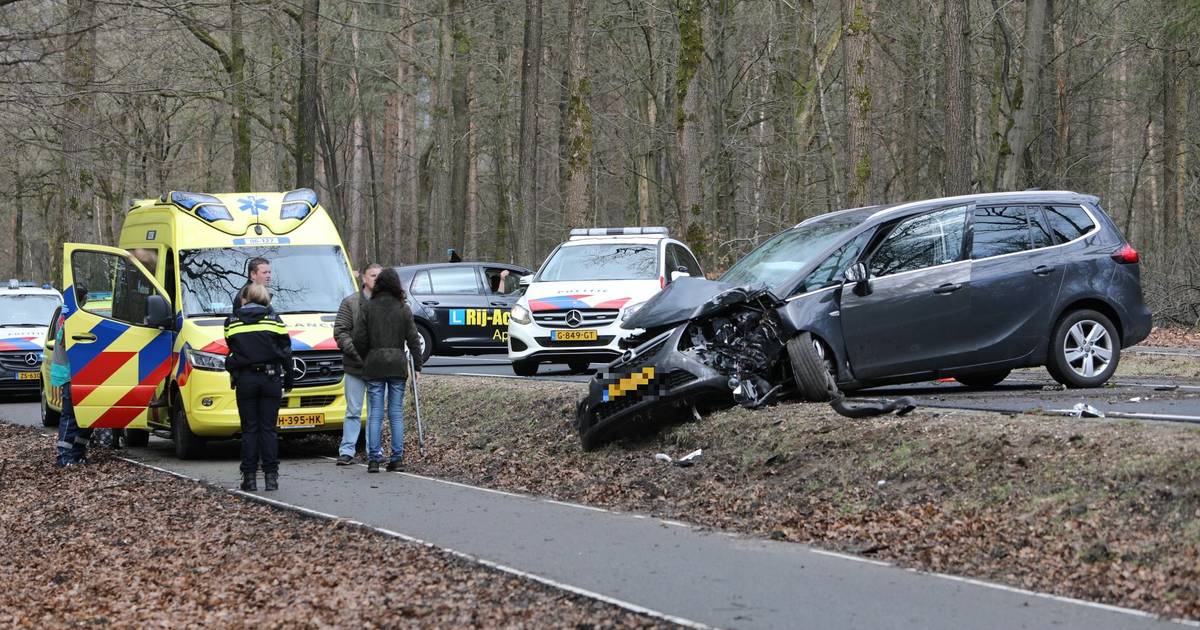 Meerdere gewonden na botsing met boom in Hoenderloo