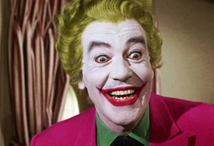 Cesar Romero als de Joker.