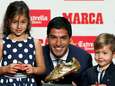 Luis Suarez a reçu le Soulier d'Or européen