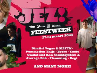 Ga uit de bol met Niels Destadsbader, Pauline, Gladde Paling en Q-dj Dimitri Wouters tijdens de JEZ!-feestweek