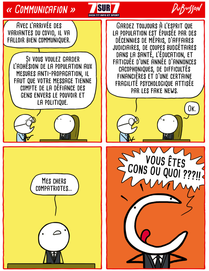 "Communicafion", 25 janvier 2021.