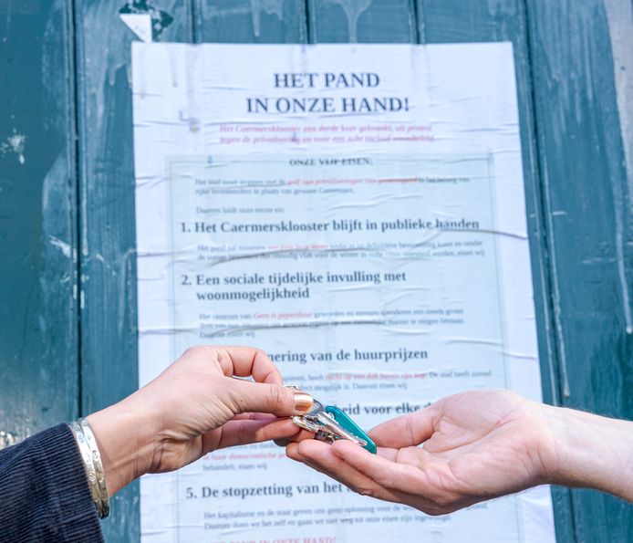 De krakers gaven de sleutels bewust aan de vzw's, en niet aan WoninGent