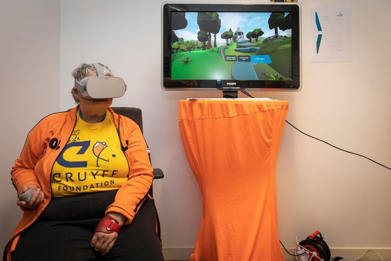 Ook virtual reality maakt onderdeel uit van de behandeling bij Mentrum Trace Beeld Dingena Mol