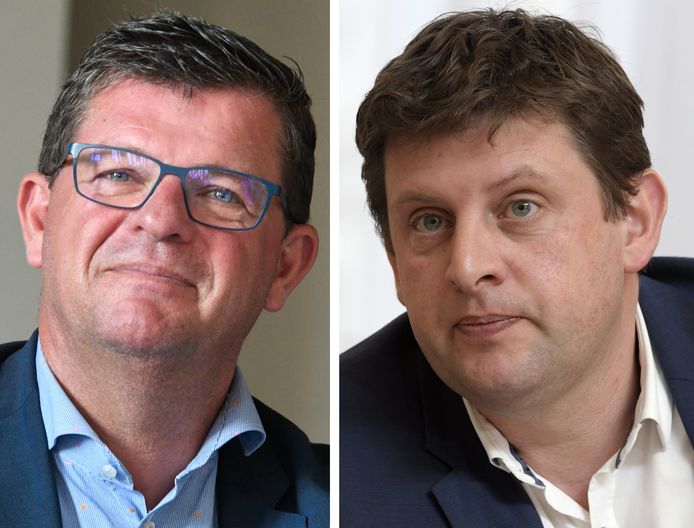 Bart Tommelein (Open Vld) en John Crombez (sp.a).