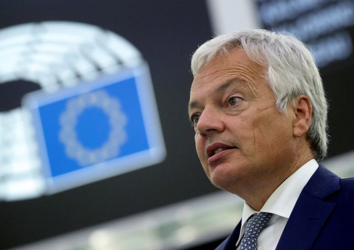 Europees Commissaris voor Justitie Didier Reynders (MR).