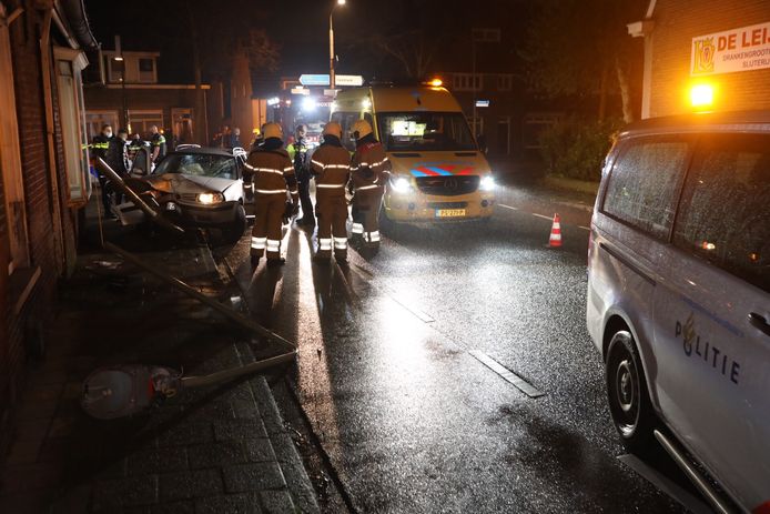 Ongeluk op de Tongersestraat in Boxtel.