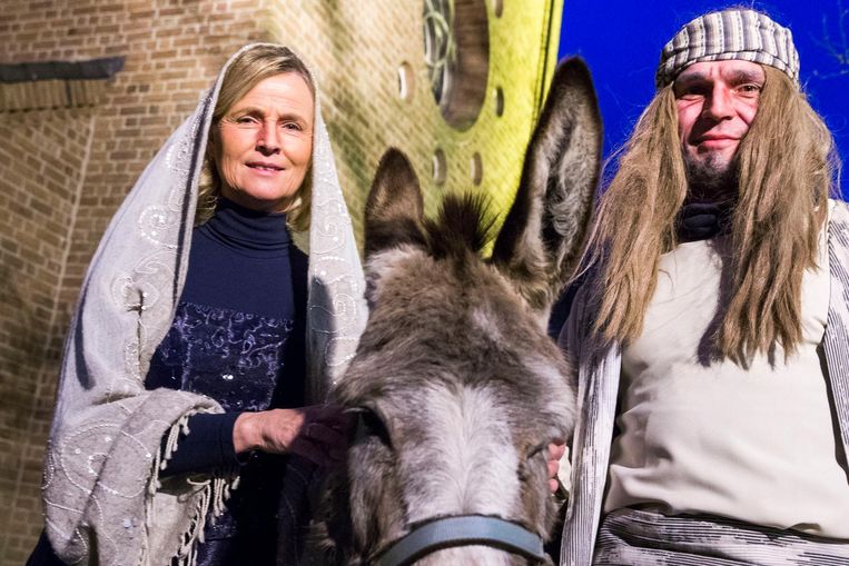 Met de ezel door Bethlehem in december: nepnieuws. Beeld anp