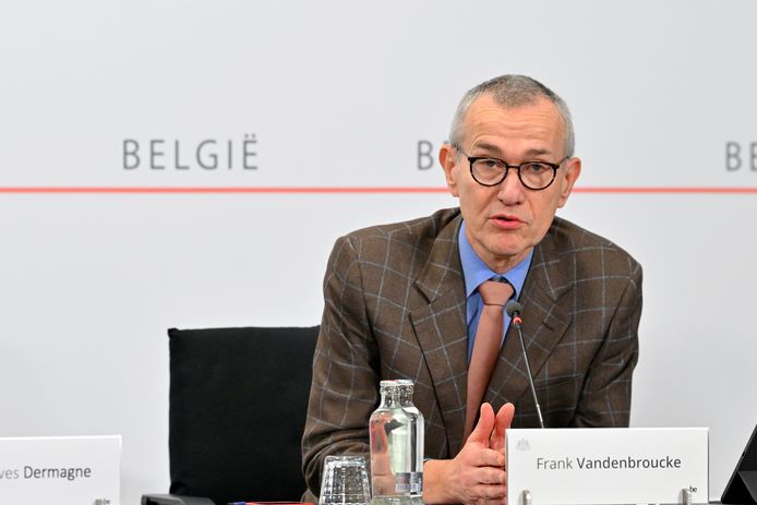 Federaal minister van Volksgezondheid Frank Vandenbroucke (Vooruit).