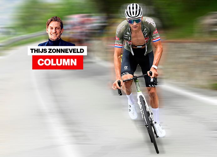 Mathieu van der Poel in de Giro.