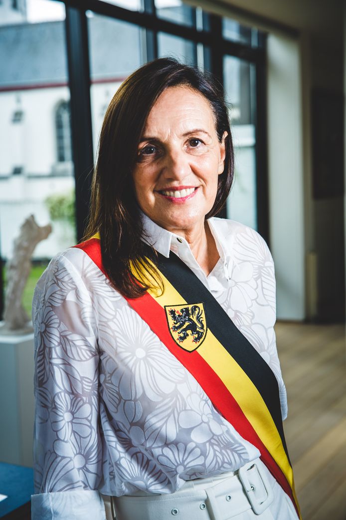 Burgemeester Agnes Lannoo-Van Wanseele.