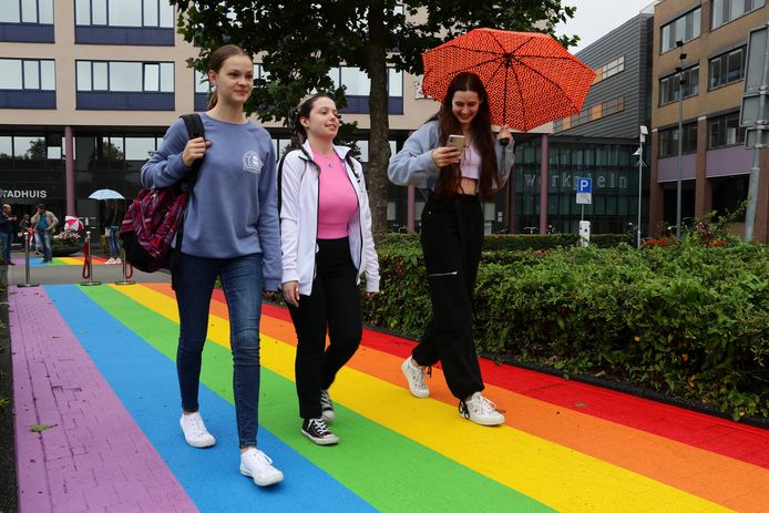Het Regenboogpad in Gorinchem.