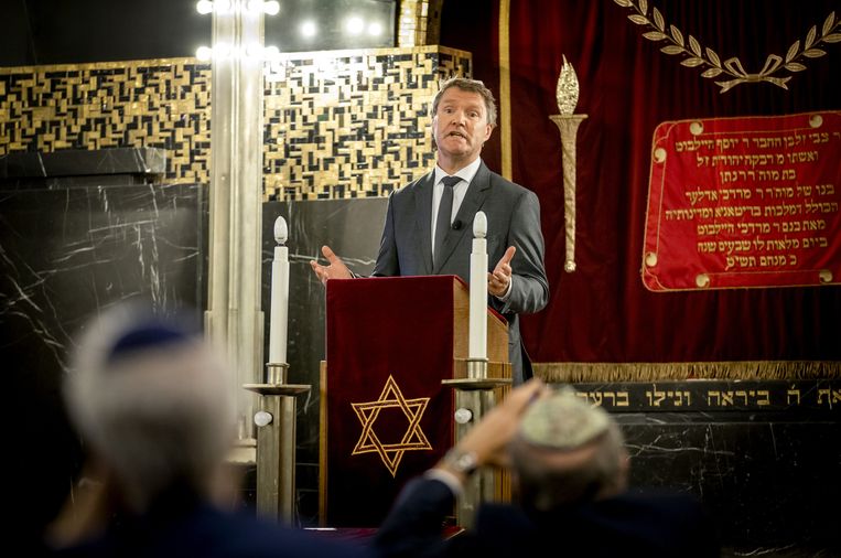 Scriba René de Reuver van de Protestantse Kerk in Nederland. Beeld ANP /  ANP