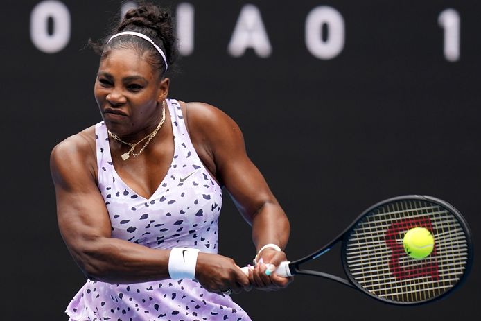 Serena Williams rekende vlot af met Anastasia Potapova.