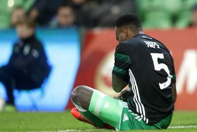 Tegenvaller voor Feyenoord: Haps breekt sleutelbeen