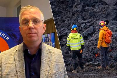 KIJK. Inwoners bouwen dijken die IJslandse lavastroom moeten tegenhouden: “Met grote rotsen en oude lava uit gebied”
