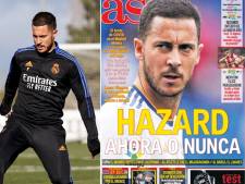 “Maintenant ou jamais”: Eden Hazard “sera titulaire” dimanche, la presse espagnole lui met la pression