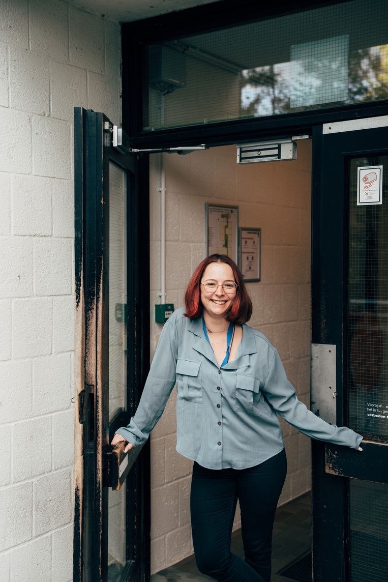Sasha: 'Sommige studenten krijgen van hun ouders op zondagavond vijf maaltijden mee. Maar als je uit een kwetsbaar gezin komt, hebben je ouders daar geen tijd, energie of geld voor.' Beeld Anton Coene