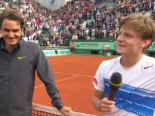 Le public du Lenglen exige un bisou entre Goffin et Federer