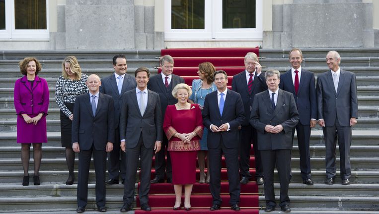 Alle bewindslieden van het kabinet-Rutte zullen moeten bezuinigen. © ANP Beeld 