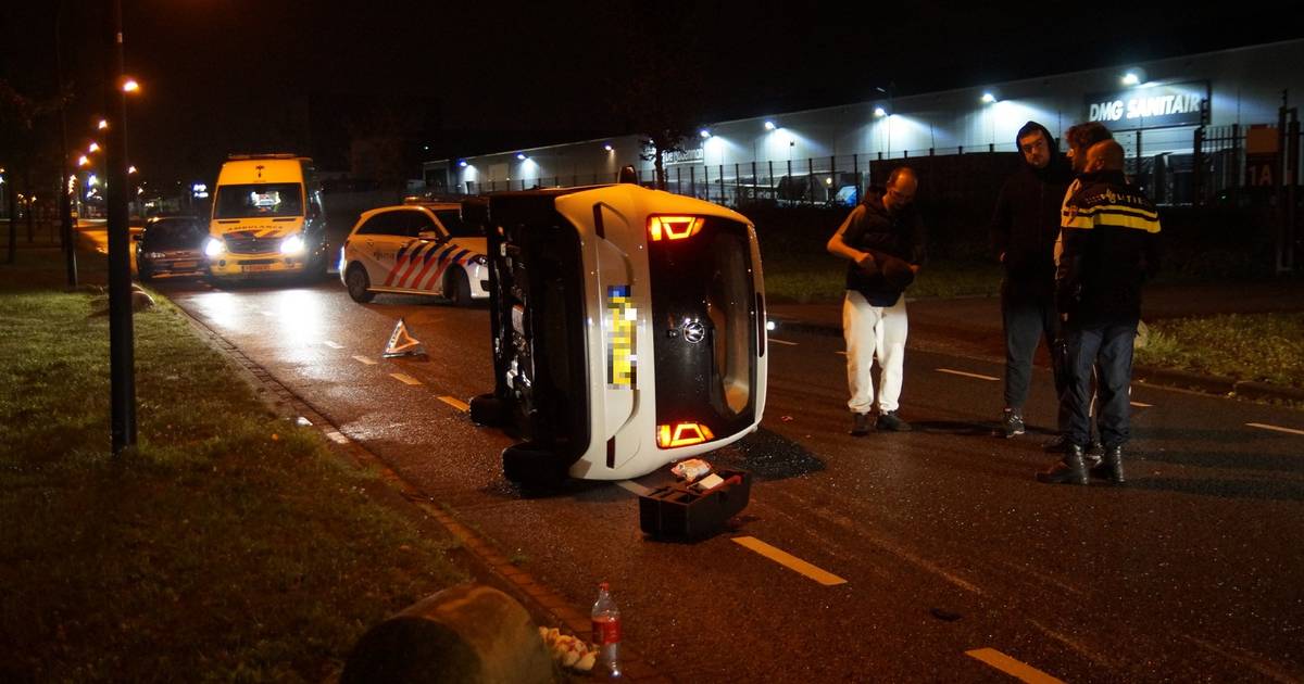 Twee gewonden bij ongeluk in Waalwijk.