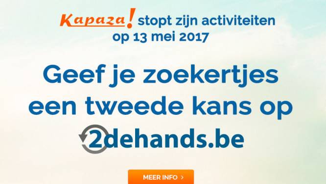 Zoekertjessite Kapaza houdt het voor bekeken