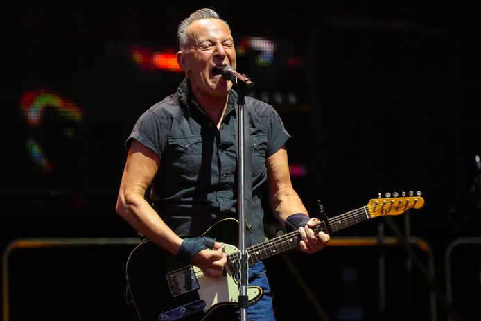 Bruce Springsteen en The E Street Band eerder deze maand in Chicago.