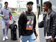 Thibaut Courtois, Romelu Lukaku et Romeo Lavia