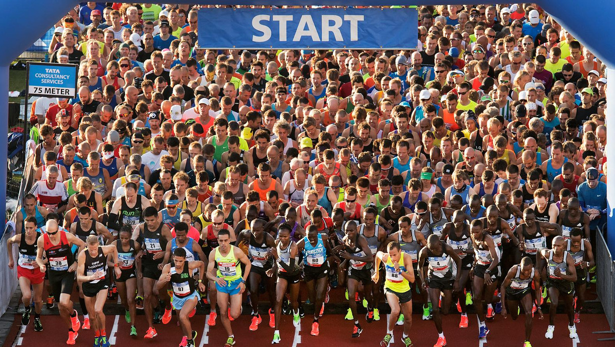 Organisatie waarschuwt voor warme Amsterdam Marathon Het Parool